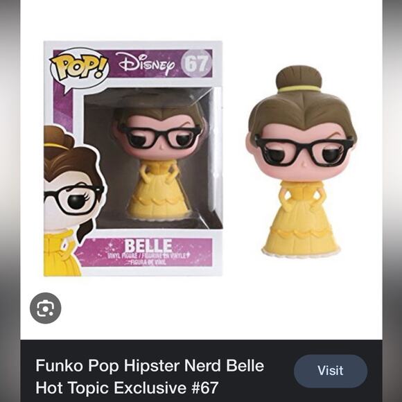 Nerd Belle funko pop - Picture 1 of 4